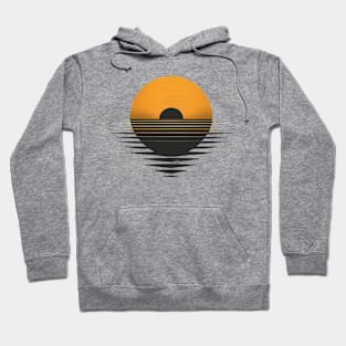 Dark Minimalist Eclipse Hoodie